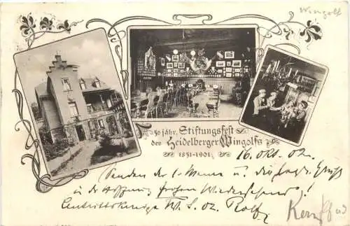 Heidelberg - 50jähr. Stiftungsfest des Wingolfs 1901 -743348