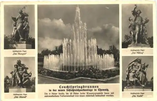 Chemnitz - Leuchtspringbrunnen -743560