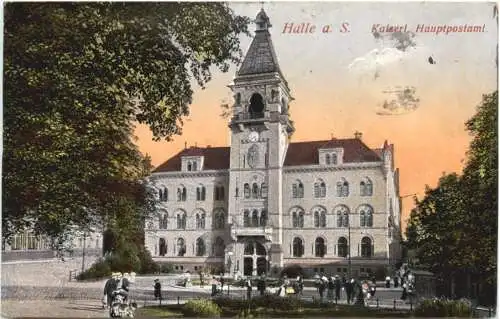 Halle Saale - Hauptpostamt -743574