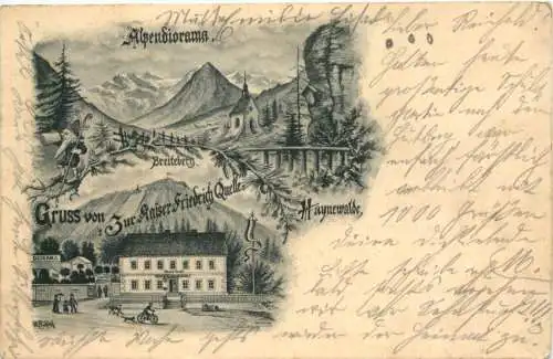 Hainewalde - Gruss von Zur Keiser Freidrich Quelle -743804