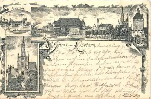 Gruss aus Konstanz - Vorläufer 1892 -743810