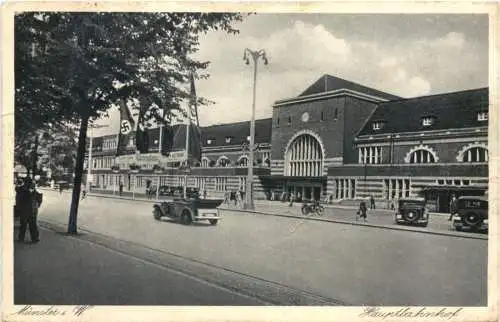 Münster in Westfalen - Hauptbahnhof - 3. Reich -743932