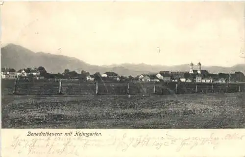 Benedictbeuern mit Heimgarten -743940