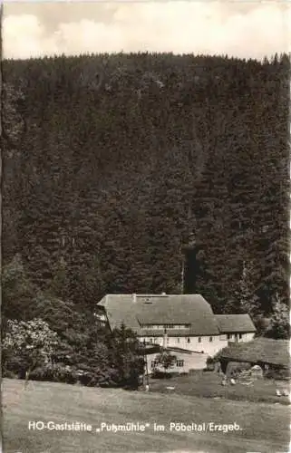 Pöbeltal . HO Gaststätte Putzmühle -744042