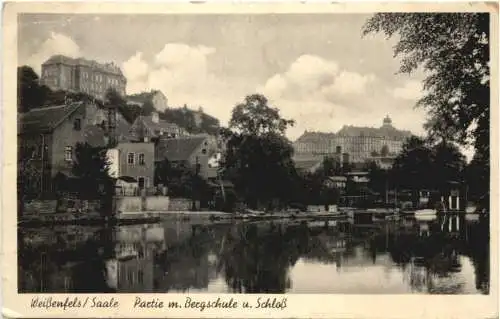 Weißenfels Saale - Partie mit Bergschule -744054