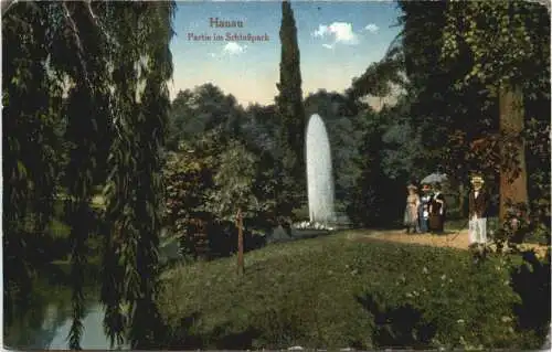 Hanau am Main - Partie im Schloßpark -744396