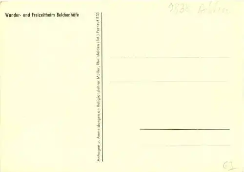 Wander und Freizeitheim Belchenhöhe -744178