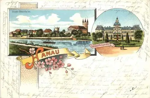 Gruss aus Hanau am Main - Lithostraße -744364