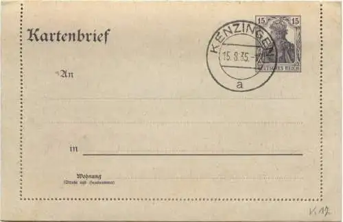 Kenzingen - Kartenbrief -744194