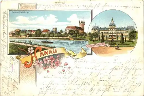 Gruß aus Hanau am Main - Litho -744518