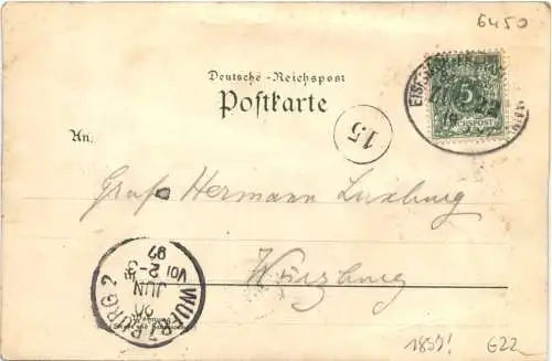 Gruss aus Hanau am Main - Litho -744534