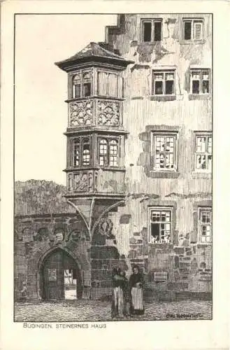 Büdingen - Steinernes Haus -744870