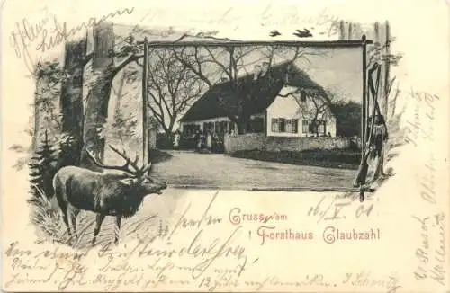 Gruss vom Forsthaus Glaubzahl - Nidda -744868