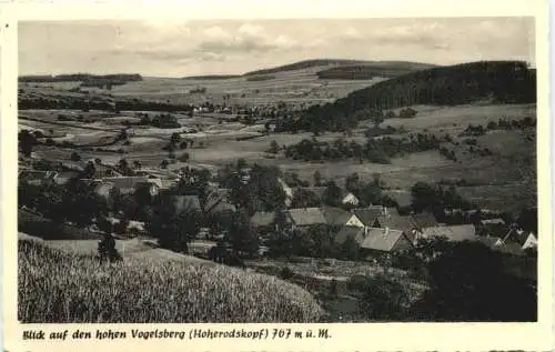 Blick auf den hohen Vogelsberg -744938