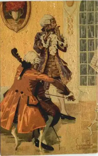 Künstler Ak Felix Lehmann - Flötenkonzert -745540