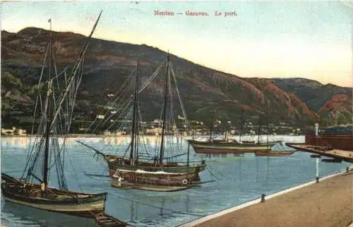 Menton-Garvan - Le port -745542