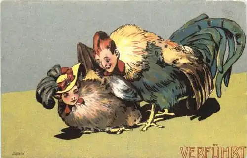 Hühner vermenschlicht - Verführt -745582