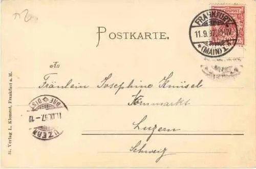 Frankfurt - Gruss aus dem Goethehaus -746020