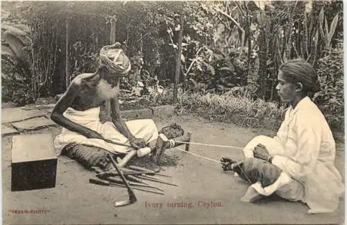 Ivory turning - Ceylon -745994