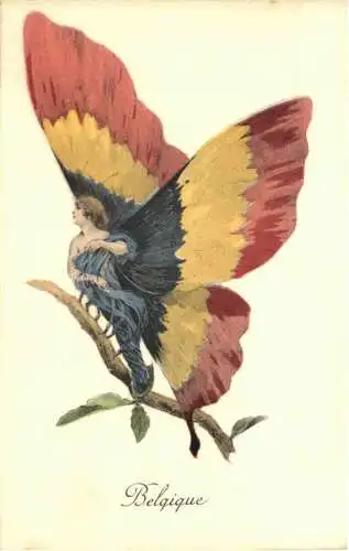 Belgique - Frau als Schmetterling -746158