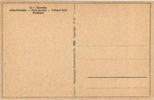 Künstler Ak G. v. Hoesslin -746318