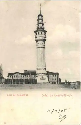 Salut de Constantinople - Tour de Seraskerat -746466