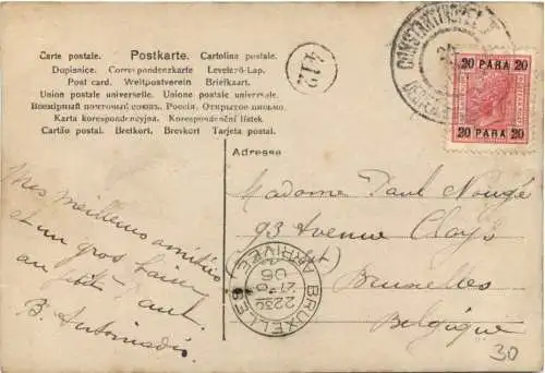 Constantinople - La Tour de Galata -746486