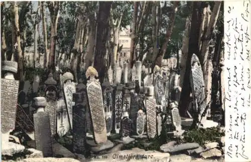 Constantinople - Cimetiere a turc -746522