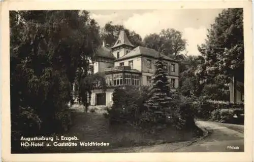 Augustusburg im Erzgebirge - HO Hotel Waldfrieden -746742