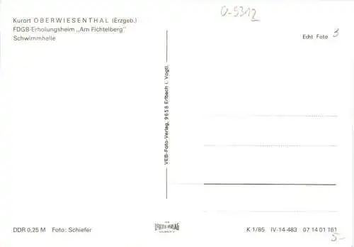 Oberwiesenthal - HO Gaststätte Fichtelberghaus - Schwimmhalle -746888