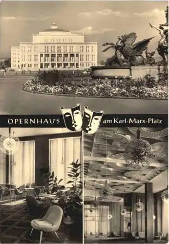 Leipzig - Opernhaus Am Karl Marx Platz -747444