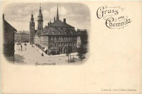 Gruss aus Chemnitz - Hauptmarkt -747310