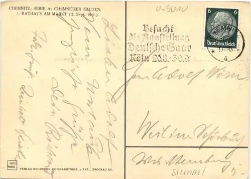 Chemnitz - Rathaus am Markt -747412