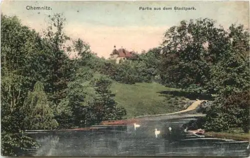 Chemnitz - Partie aus dem Stadtpark -747360