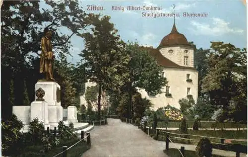 Zittau in Sachsen - König Albert Denkmal -747984