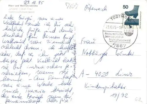 Todtmoos - Pfarr und Wallfahrtskirche -748972