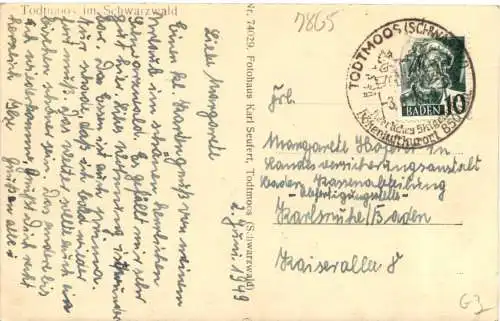 Todtmoos im Schwarzwald -749638