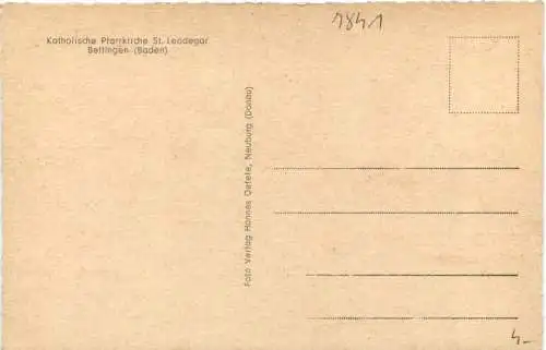 Bellingen - Pfarrkirche -749698