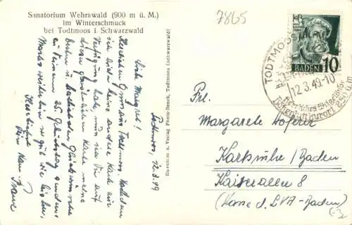 Todtmoos im Schwarzwald -749640