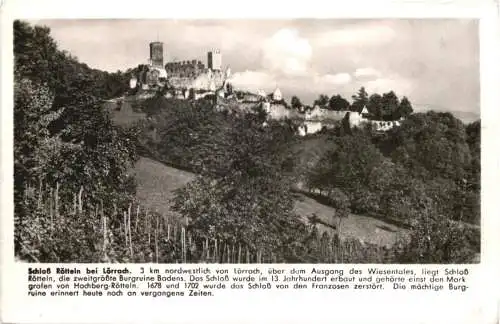 Lörrach Baden - Schloß Rötteln -750096