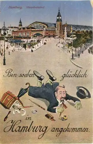 Hamburg - Bin soeben glücklich angekommen -750414
