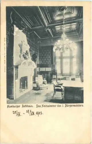 Hamburg - Rathaus Amtszimmer -750386