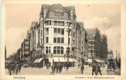Hamburg - Hermann- Ecke Mönckebergstrasse -750402