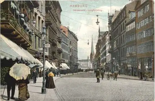 Hamburg - Gänsemarkt Jungfernstieg -750422