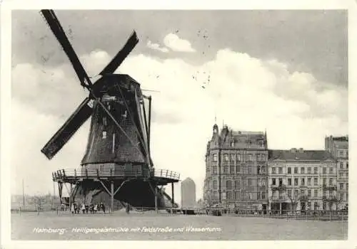 Hamburg - Heiligengeistmühle mit Feldstraße -750426