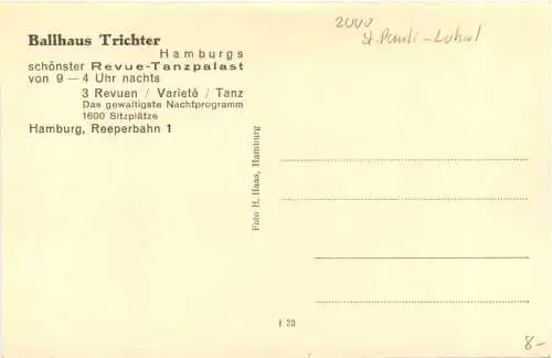 Hamburg - Ballhaus Trichter -750550