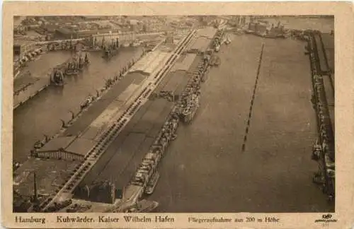 Hamburg - Kuhwärder - Kaiser Wilhelm Hafen -750436