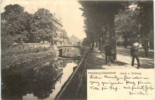 Hamburg - Uhlenhorst - Canal a. Hofweg -750626