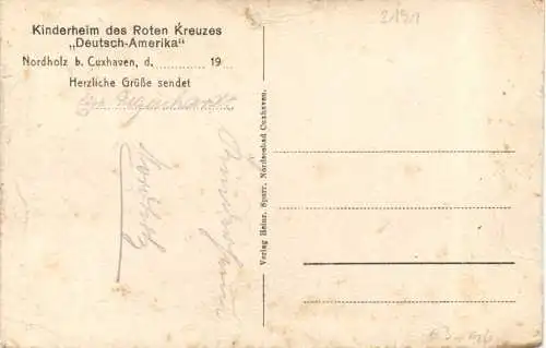 Nordholz bei Cuxhaven - Kinderheim des Roten Kreuzes Deutsch-Amerika -750864