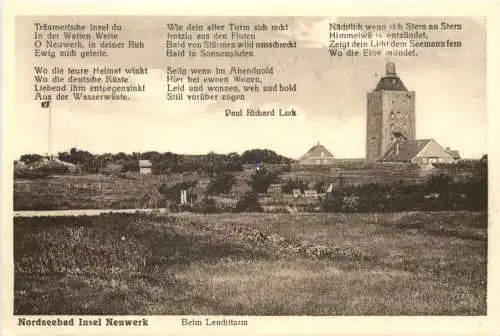 Nordseebad Insel Neuwerk - Beim Leuchtturm -750856